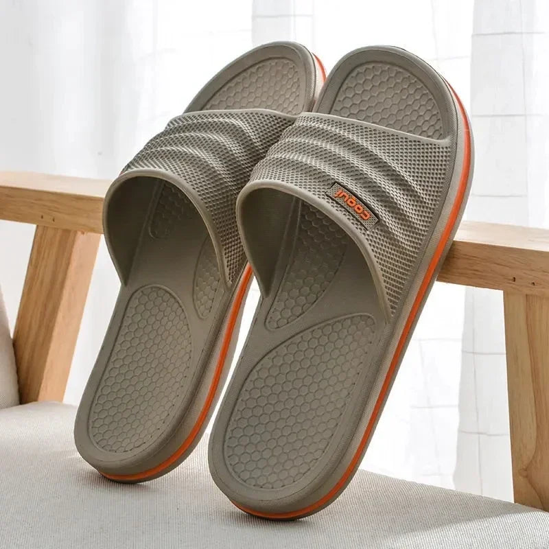 Men’s Soft EVA Bathroom Slippers – Comfortable Slip-On Indoor Shoes