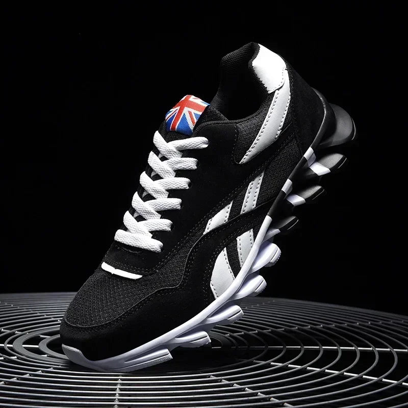 Thick-Soled Fitness Sneakers – Wear-Resistant Breathable Running Shoes