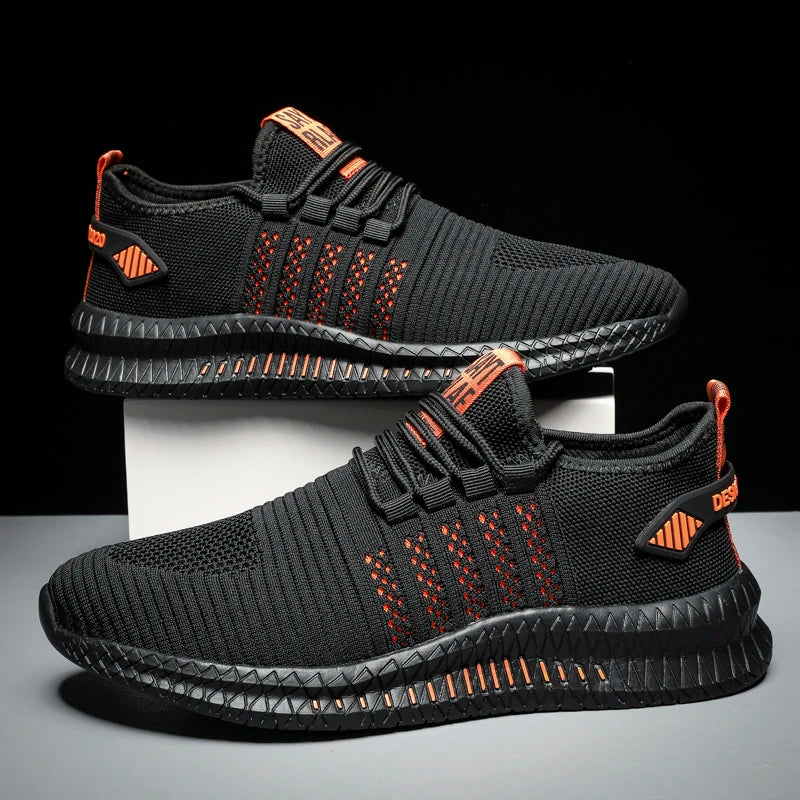Lightweight Casual Sneakers – Breathable Lace-Up Walking Shoes