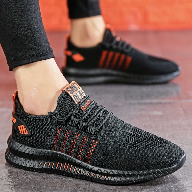 Lightweight Casual Sneakers – Breathable Lace-Up Walking Shoes