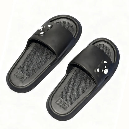 Cute Bear Comfort Slides – Soft EVA Non-Slip Indoor Slippers for Women