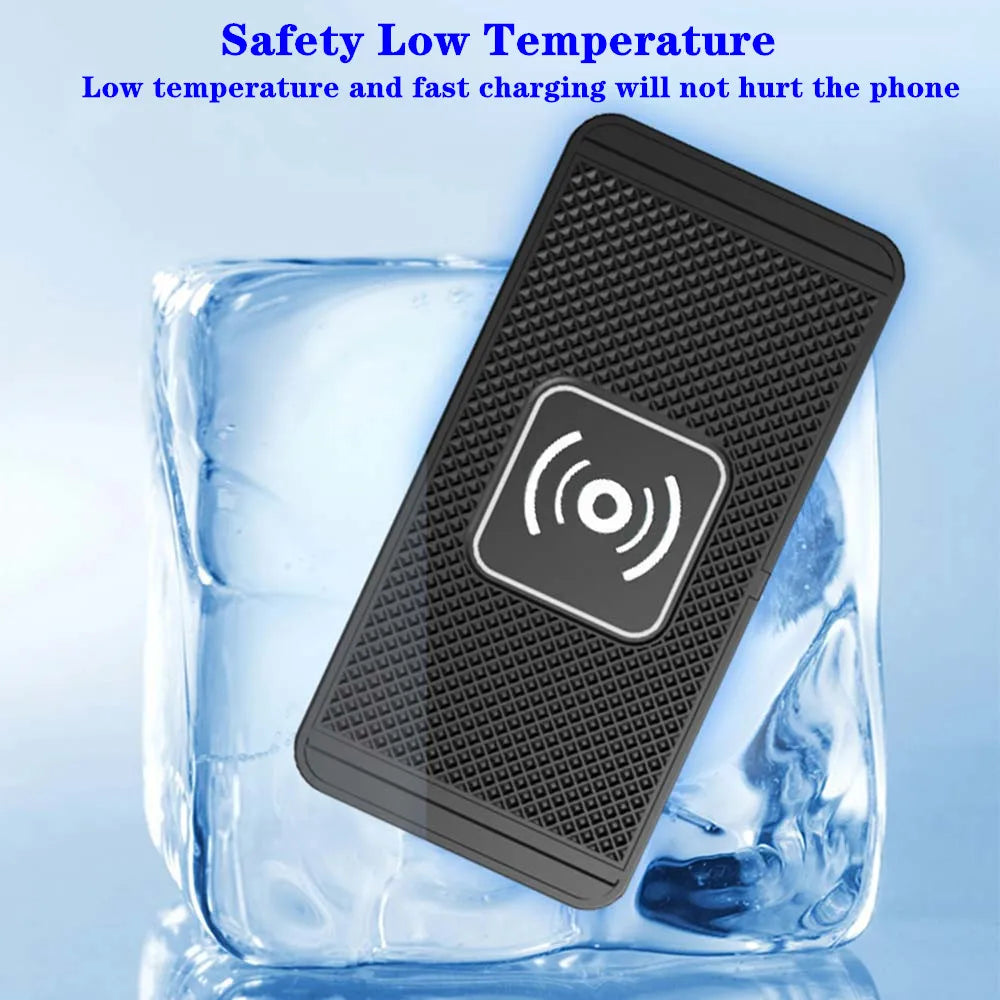 Wireless Car Charger Pad – Fast Type-C Charging Stand for iPhone & Samsung