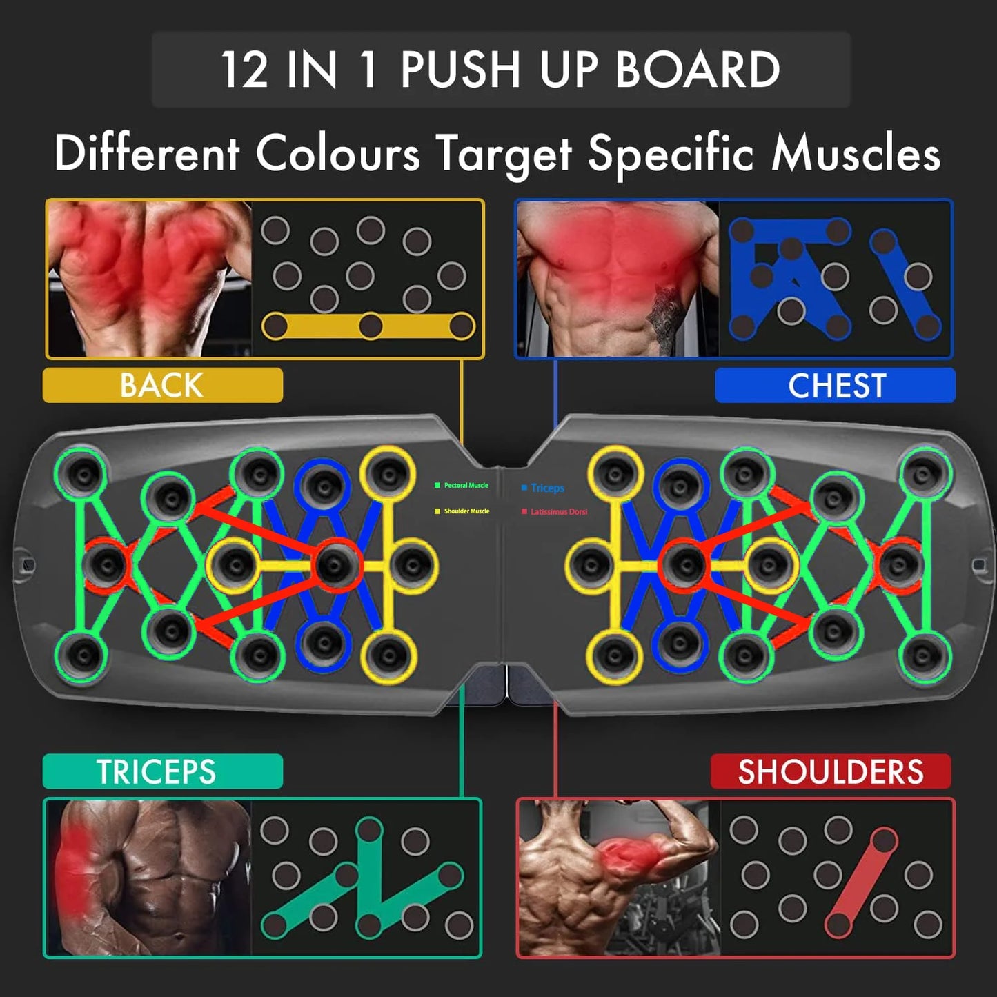 PushPro Portable Push-up Board