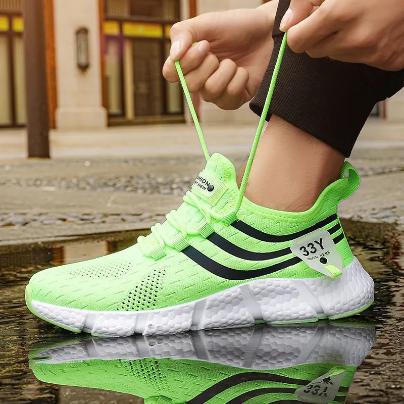 Breathable Mesh Sneakers – Lightweight Casual Running & Walking Shoes