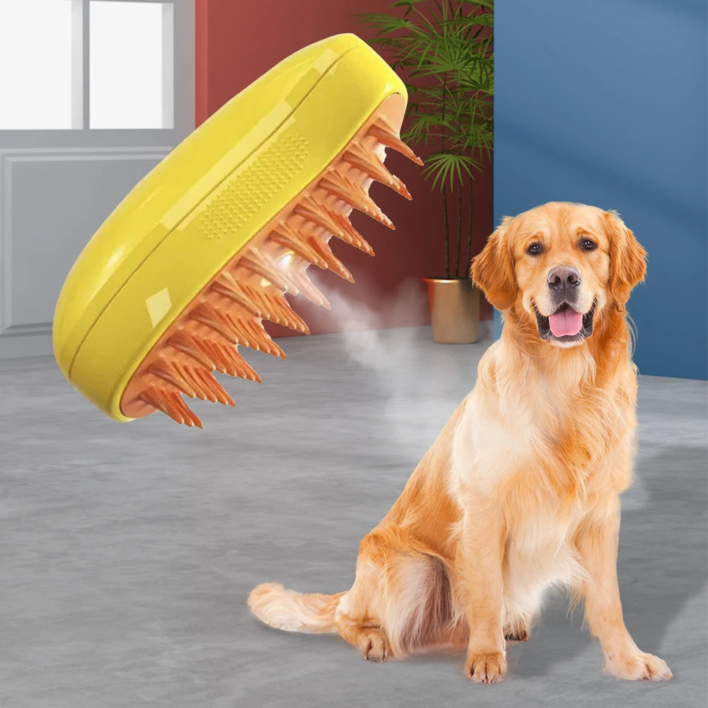 Soft Silicone Pet Grooming Brush