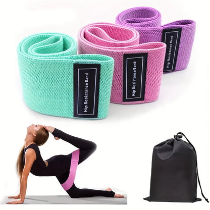 Fabric Booty Resistance Bands – Glute & Leg Trainer