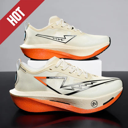 Carbon Board Running Sneakers – Breathable Lightweight Athletic Shoes