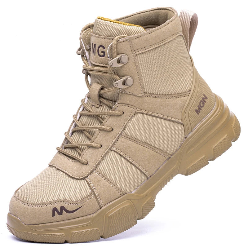 Safety Work Boots – Steel Toe Puncture-Proof Tactical Shoes