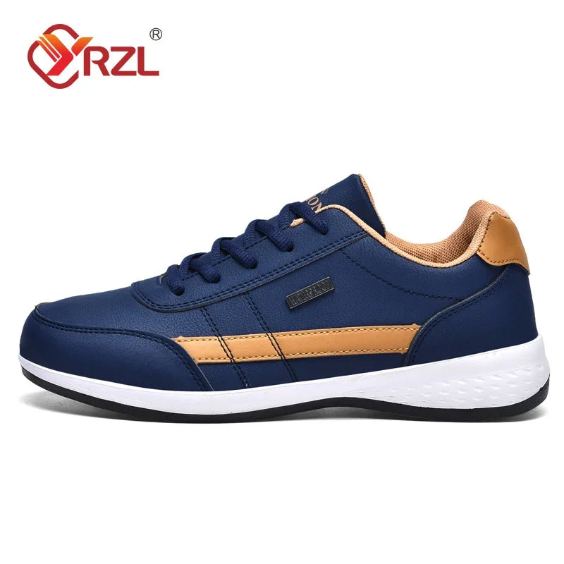 Waterproof Walking Sneakers – Leather Non-Slip Sports Shoes