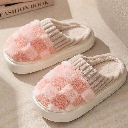 Cozy Plush Cotton Indoor Slippers