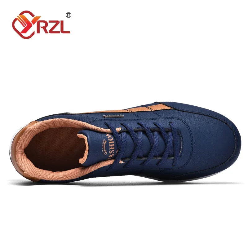 Waterproof Walking Sneakers – Leather Non-Slip Sports Shoes