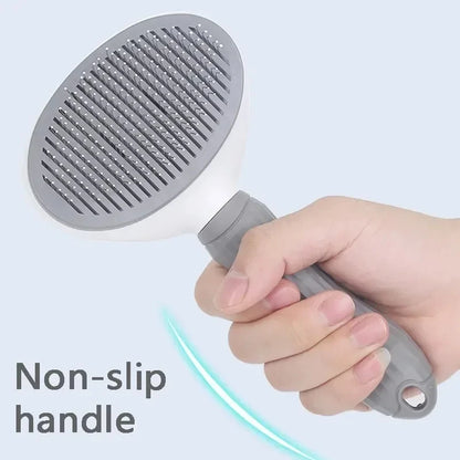 Self-Cleaning Pet Hair Remover Brush