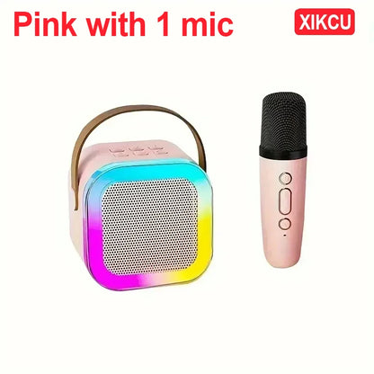 K12 Bluetooth Karaoke Speaker – Wireless Mic PA System