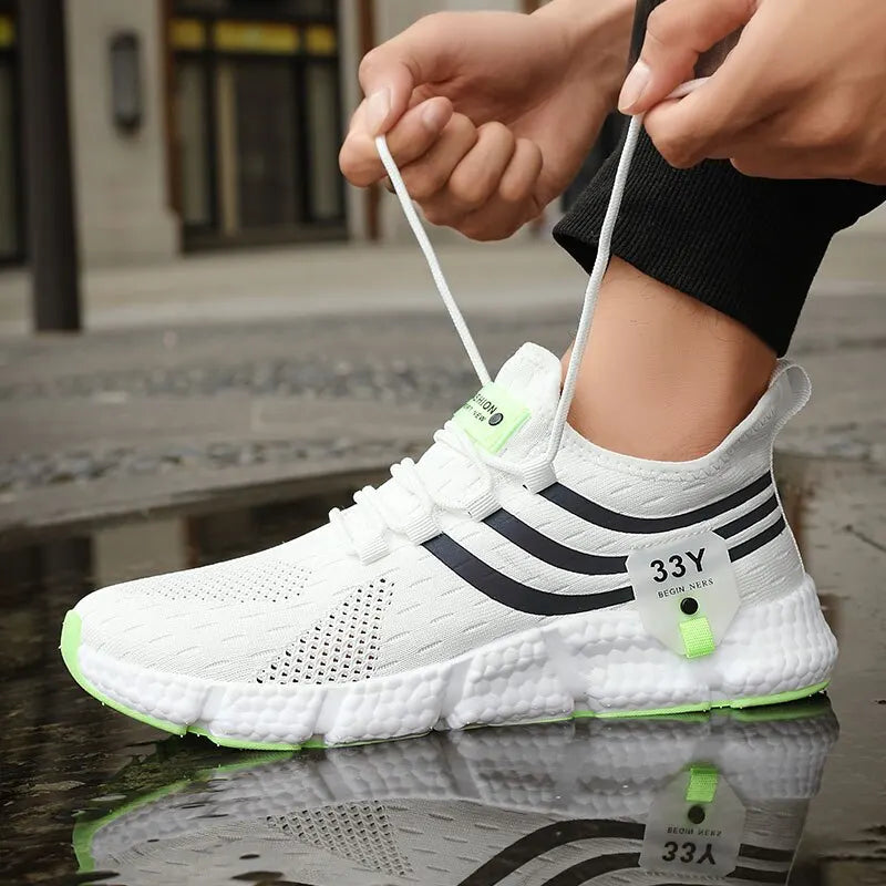 Breathable Mesh Sneakers – Lightweight Casual Running & Walking Shoes