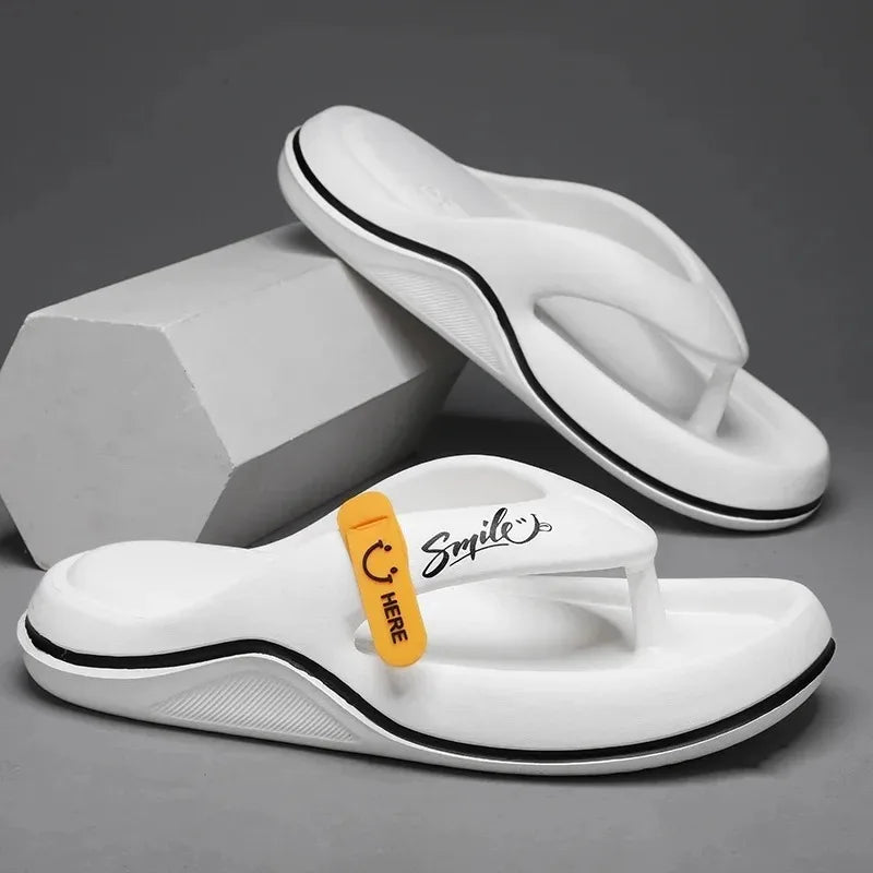 Men’s Platform Flip Flops – Soft Sole Summer Slippers