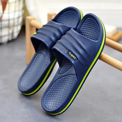 Men’s Soft EVA Bathroom Slippers – Comfortable Slip-On Indoor Shoes