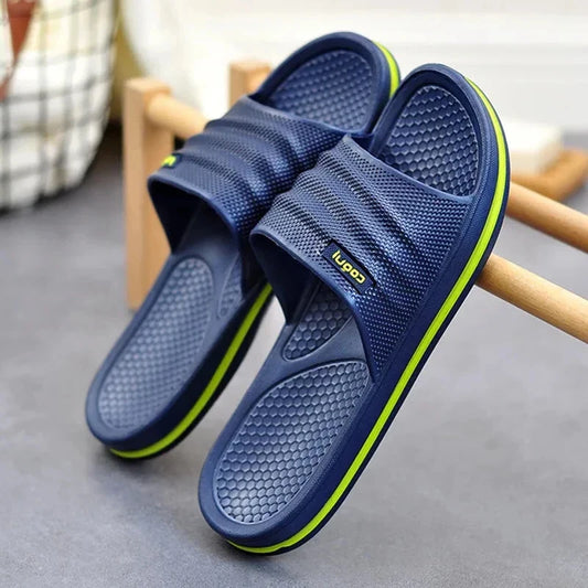 Men’s Soft EVA Bathroom Slippers – Comfortable Slip-On Indoor Shoes