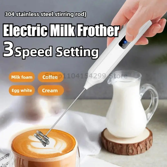 lectric Milk Frother | Creamy & Effortless Frothing