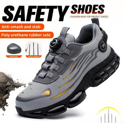 Soft Sole Anti-Smash & Anti-Puncture Work Footwear