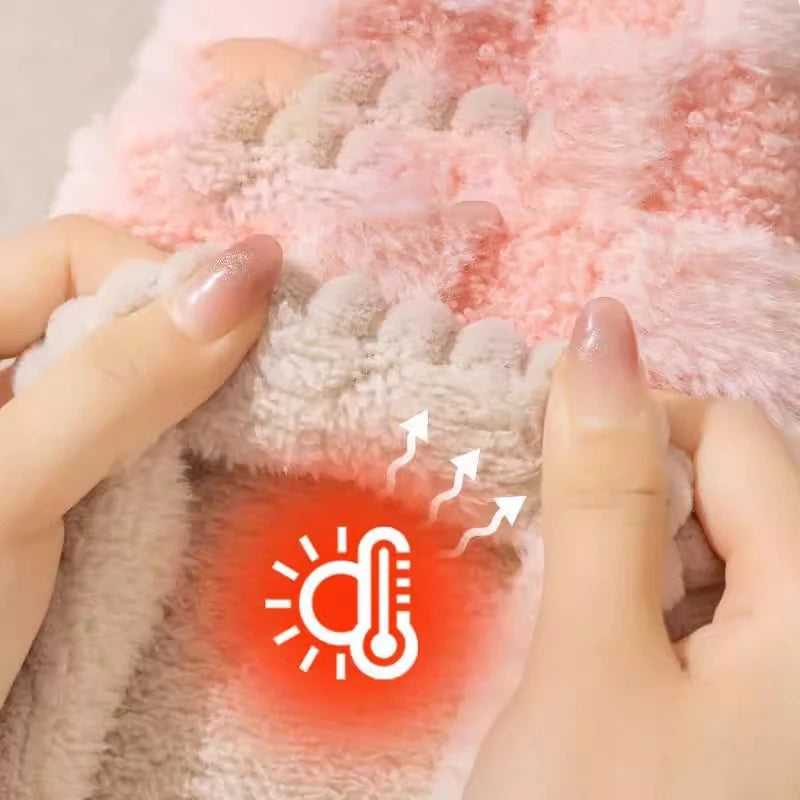 Cozy Plush Cotton Indoor Slippers