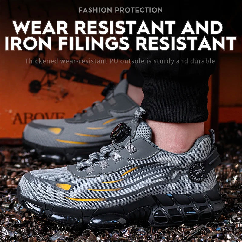Soft Sole Anti-Smash & Anti-Puncture Work Footwear