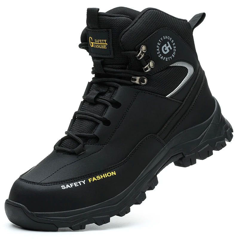 Safety Work Boots – Steel Toe Puncture-Proof Tactical Shoes