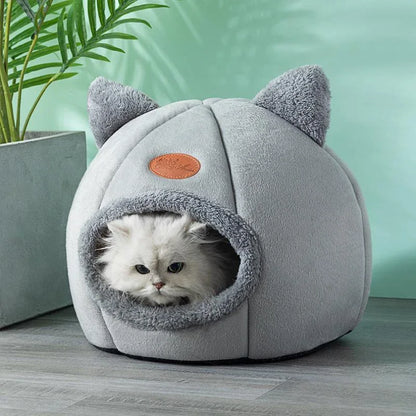 Cozy Cotton Cave for Cats & Small Dogs