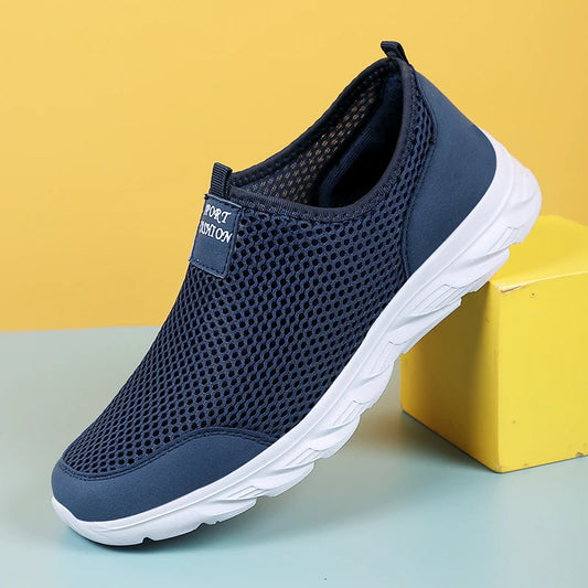 Men’s Lightweight Slip-On Sneakers – Breathable Casual Walking Shoes