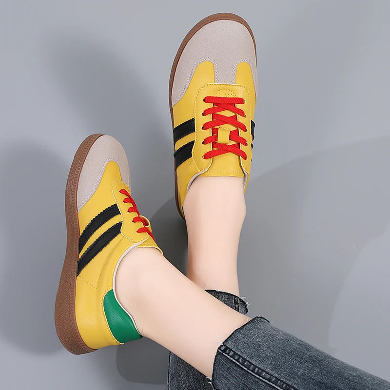 Women’s Breathable Platform Running Sneakers – Lightweight Casual Sport Shoes