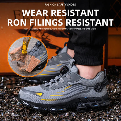 Soft Sole Anti-Smash & Anti-Puncture Work Footwear