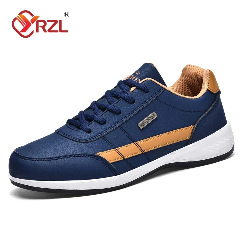 Waterproof Walking Sneakers – Leather Non-Slip Sports Shoes