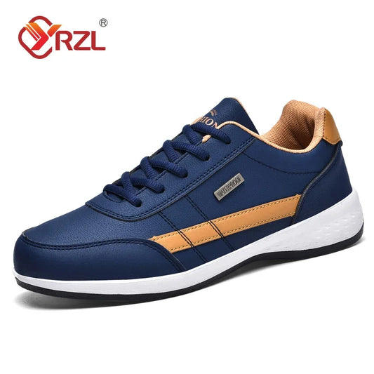 Waterproof Walking Sneakers – Leather Non-Slip Sports Shoes