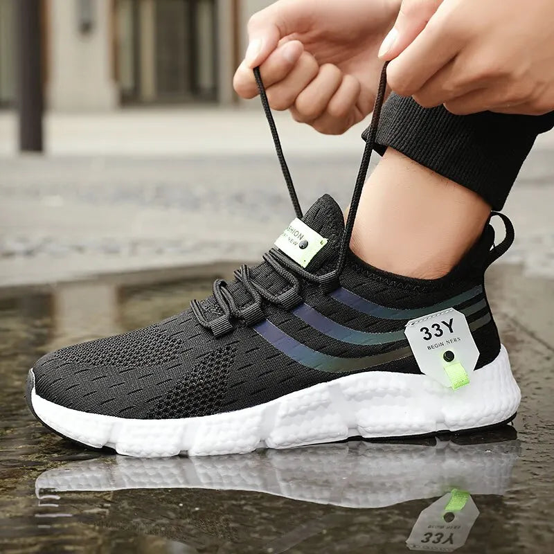 Breathable Mesh Sneakers – Lightweight Casual Running & Walking Shoes