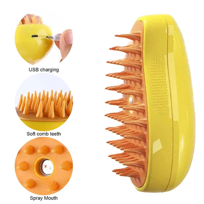 Soft Silicone Pet Grooming Brush