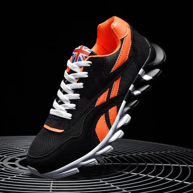 Thick-Soled Fitness Sneakers – Wear-Resistant Breathable Running Shoes