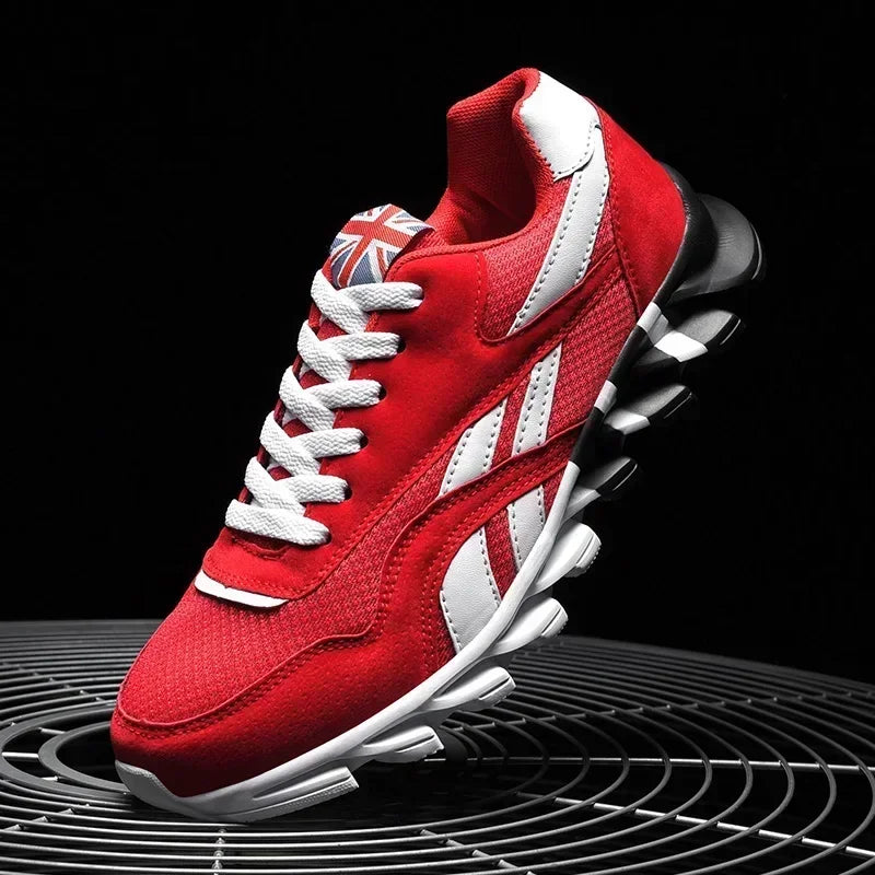 Thick-Soled Fitness Sneakers – Wear-Resistant Breathable Running Shoes