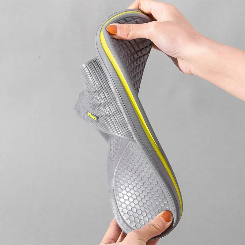 Men’s Soft EVA Bathroom Slippers – Comfortable Slip-On Indoor Shoes