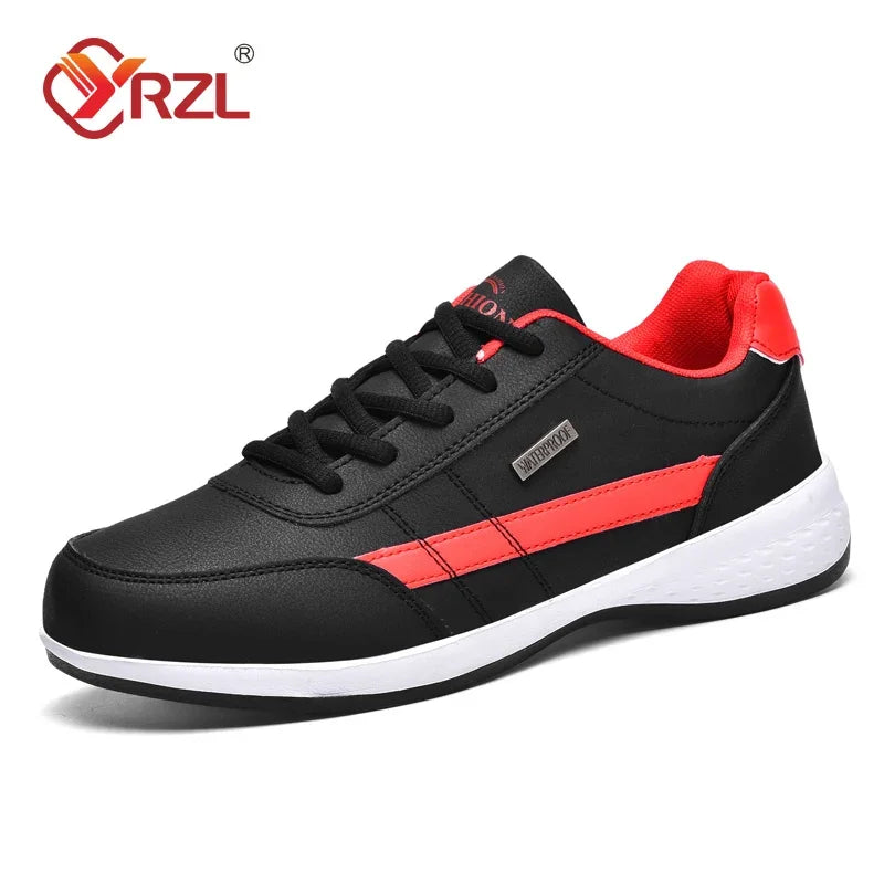 Waterproof Walking Sneakers – Leather Non-Slip Sports Shoes