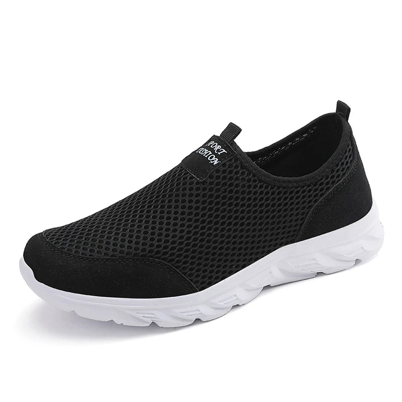 Men’s Lightweight Slip-On Sneakers – Breathable Casual Walking Shoes