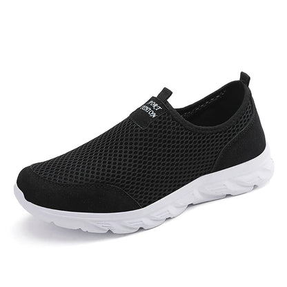 Men’s Lightweight Slip-On Sneakers – Breathable Casual Walking Shoes