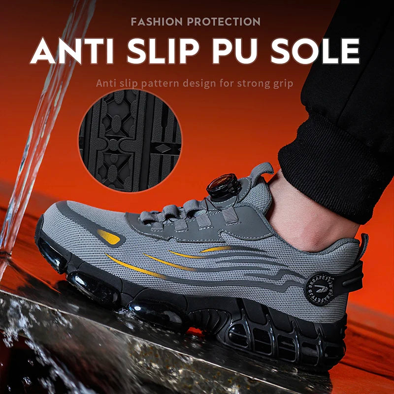 Soft Sole Anti-Smash & Anti-Puncture Work Footwear